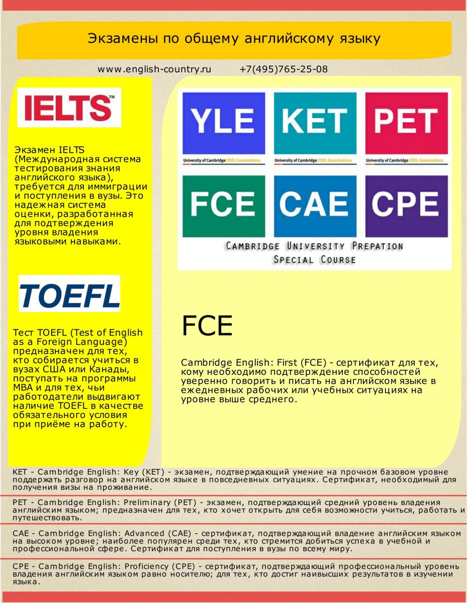 английский ielts toefl fce